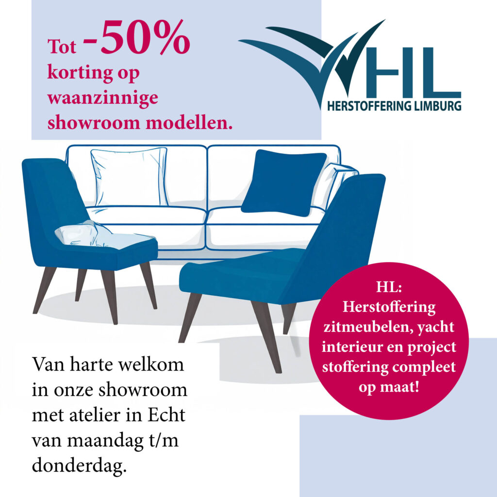 Herstoffering Limburg showroom uitverkoop
